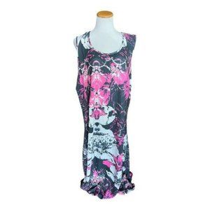 Womens Aster by Firmama Blue Luxe Soft Sleeveless Maxi Dress - Sz 4X